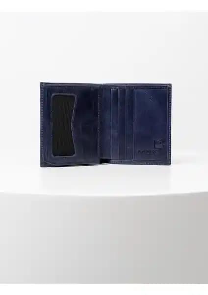 Bayderi Hakiki Deri Erkek Cüzdanı Lacivert Şık ve Güvenli Tasarım, Fonksiyonellik ve Dayanıklılık