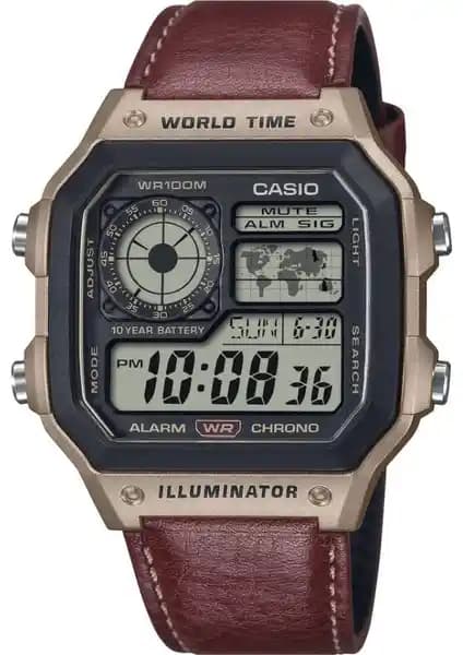 Casio AE-1200WHL-5AVDF Erkek Spor ve Şık Kol Saati Günlük Kullanım İçin Uygun