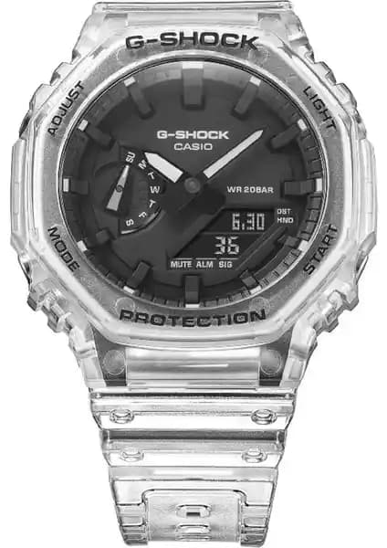 Casio GA-2100SKE-7ADR Erkek Kol Saati: Modern Tasarım ve Dayanıklılık Özellikleri