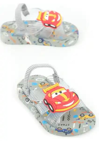 Çocuklar İçin Suya Dayanıklı Hafif Yazlık Erkek Lastikli Havuz ve Plaj Terliği