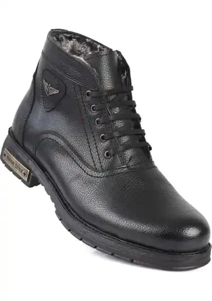 Daxtors 504 Erkek Kürklü Soğuk Hava Botu Türkiye Üretimi Dayanıklı ve Şık Tasarım