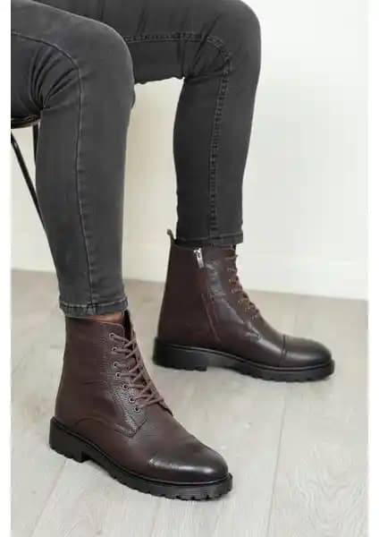 Daxtors D402 Hakiki Deri Erkek Botları: Şıklık ve Dayanıklılığın Buluşması