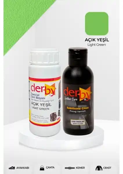 Derby Special Deri Boyası ve Cilası Seti ile Deri Ürünlerinizi Yenileyin ve Koruyun