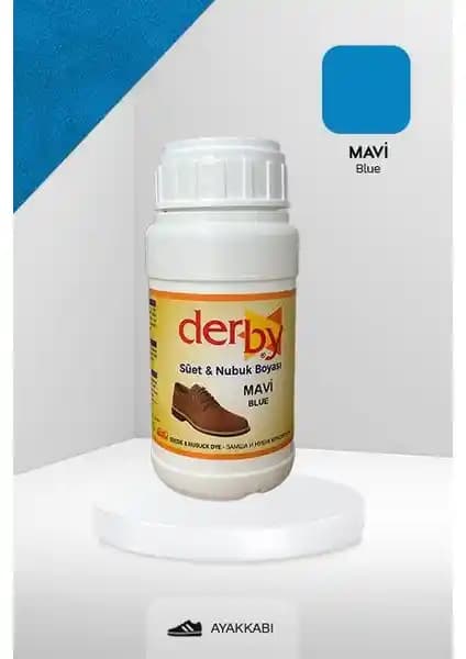 Derby Süet ve Nubuk Deri Boyası 250 ml ile deri yüzeyleri yenileme ve koruma