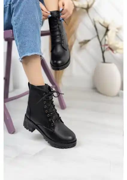 Diego Carlotti DC9613 Kadın Deri Günlük Botları Şıklık ve Konfor Sunar