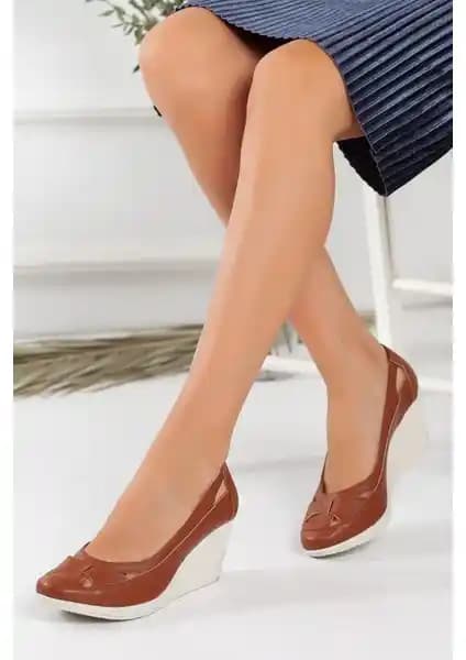 Dilimler Kadın Ayakkabısı: Şık ve Konforlu Ortopedik Taba Dolgu Taban Ayakkabı