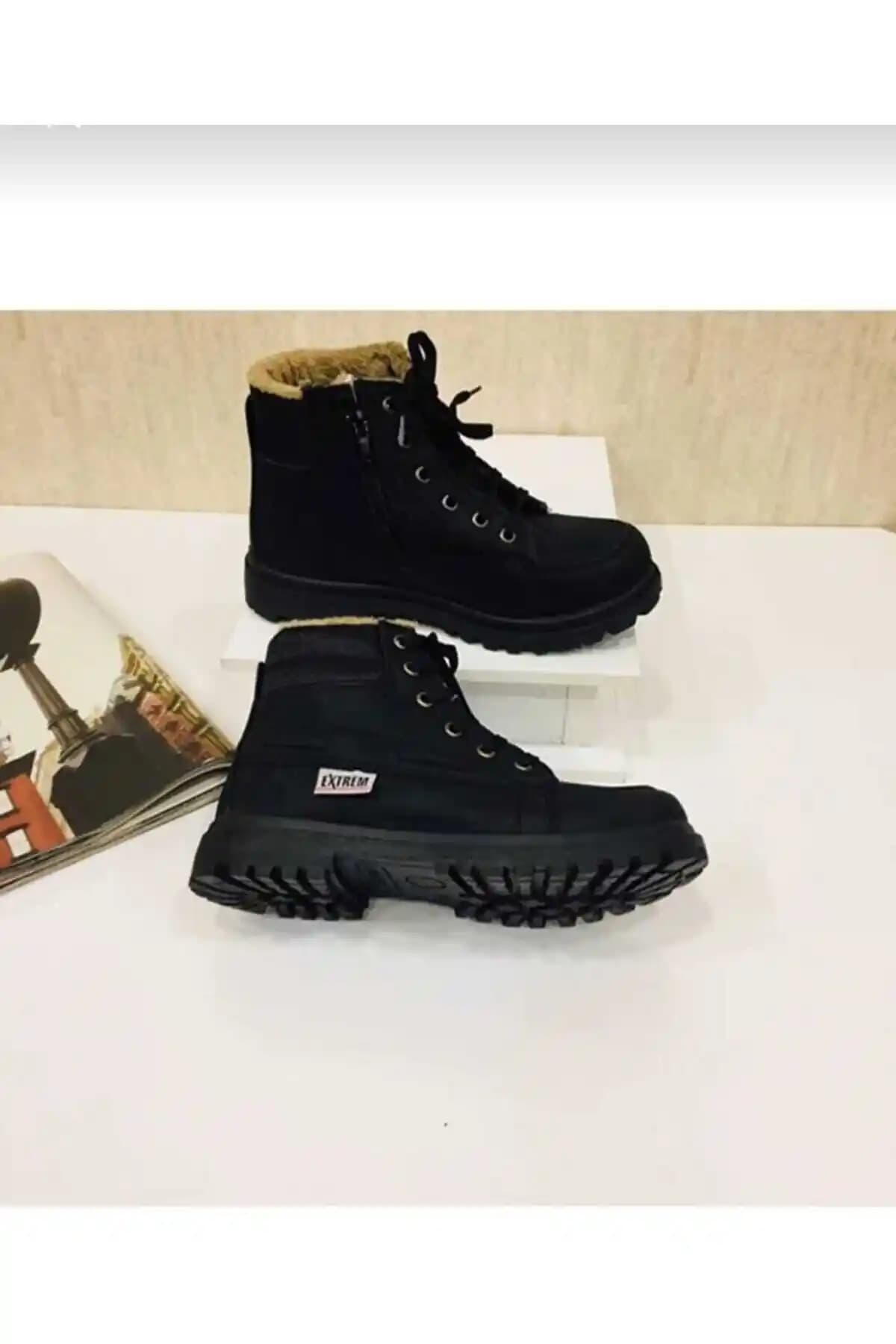 DÜNYA MAĞAZA Extrem Unisex Siyah Kışlık Suya Dayanıklı Kürklü Bot Ayakkabı Özellikleri ve Kullanım Alanları