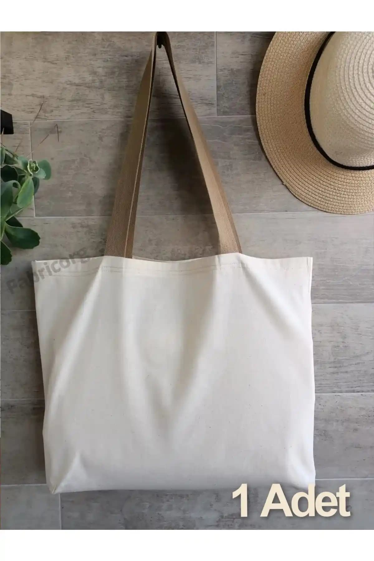 Fabricorg 1 Adet Punch Uygun Alttan Körüklü Bez Çanta Dayanıklı ve Kullanışlı Tasarım