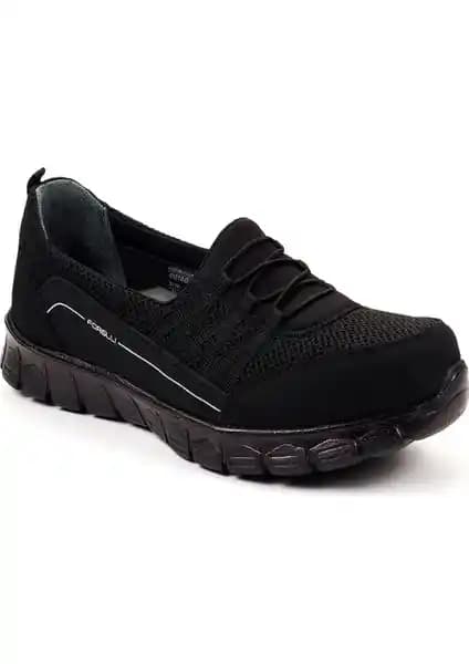 Forelli Lısa-G 61014 Kadın Babet Siyah Deri Şıklık ve Konfor Sunan Modern Tasarım