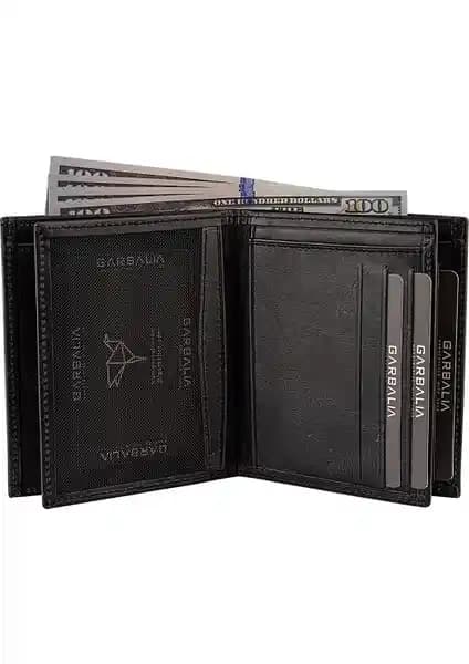 Garbalia Marshall Hakiki Deri Erkek Cüzdanı: Dayanıklı ve Şık Vintage Tasarım