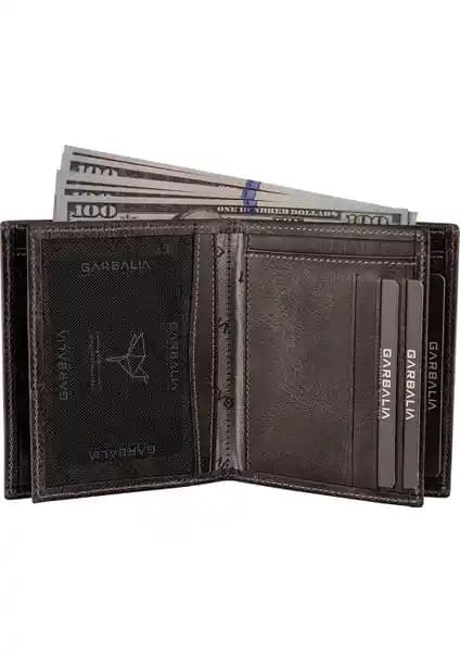 Garbalia Marshall Hakiki Deri Erkek Cüzdanı: Şık ve Dayanıklı Vintage Tasarım