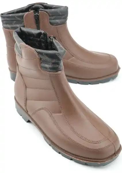 Gezer Erkek Kışlık Fermuarlı Sıcak Astarlı Kar Botu Dayanıklı ve Şık Tasarım