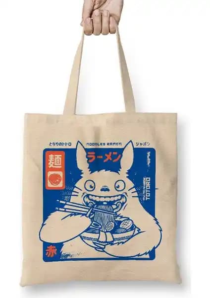 Humuts Totoro Ramen Bez Çanta Günlük Kullanım İçin Dayanıklı ve Şık Tasarım
