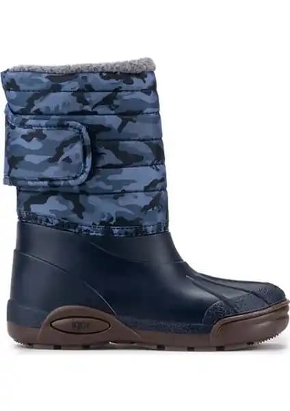 İgor TOPO SKI Camo Lacivert Erkek Çocuk Kar Botu: Dayanıklı ve Kullanışlı Kış Ayakkabısı