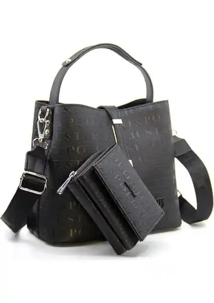 Just Polo Kadın Cüzdan ve Omuz Çanta Kombini Modern ve Şık Tasarımıyla Günlük Kullanıma Uygun