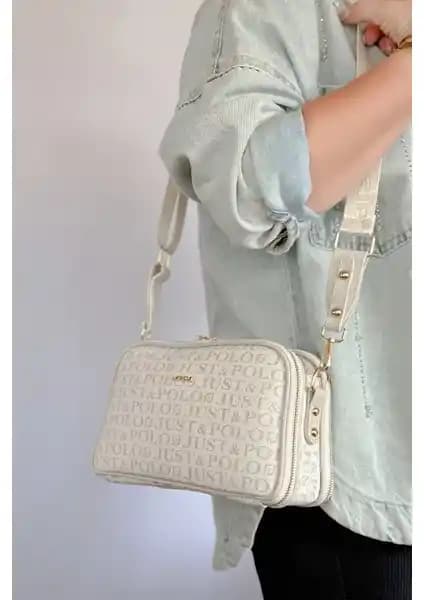 Kadınlar İçin Şık ve Fonksiyonel Kahverengi 5 Bölmeli Uzun Askılı Çanta