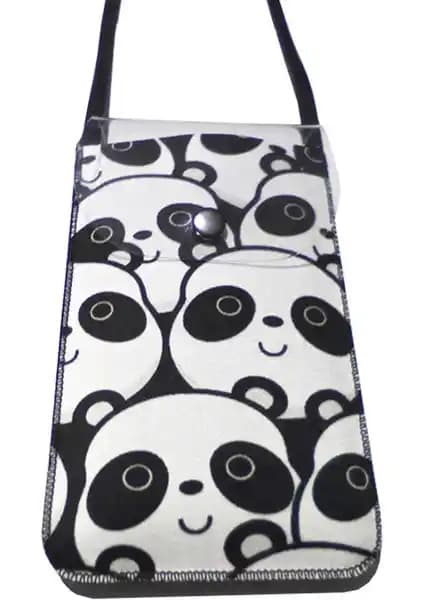 Kadınlar İçin Şık ve Kullanışlı Deri ve Süet Malzemeden Telefon Çantası