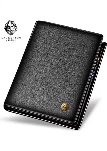 Laorentou Elegance Premium Erkek Deri Cüzdanı: Şıklık ve Fonksiyonellik Bir Arada