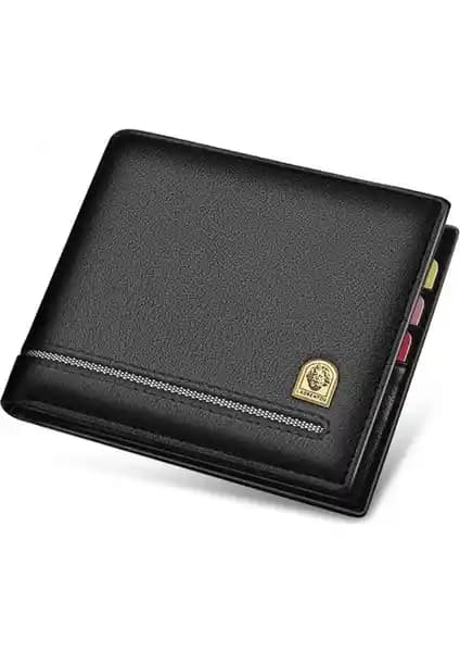 Laorentou Hakiki Deri Erkek Cüzdanı Şık ve Pratik Tasarımıyla Günlük Kullanım İçin Uygun