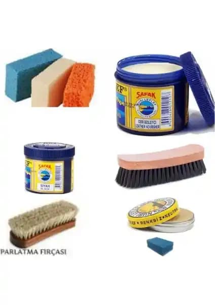 LefLef Nuri Leflef 8 Parça Ayakkabı Bakım Boya Seti ile Ayakkabılarınızı Yenileyin ve Koruyun