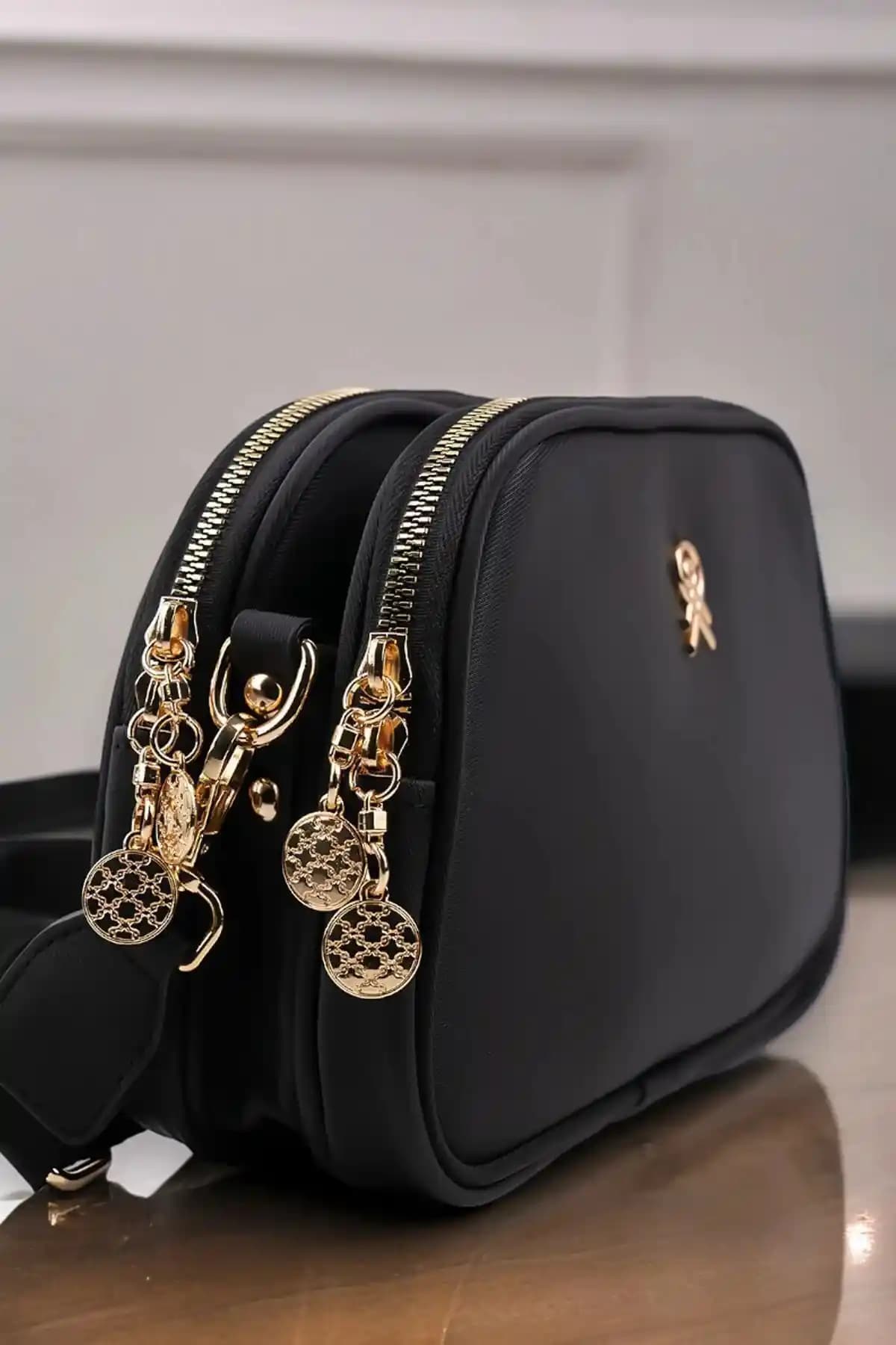 Les Crioch Kadın Omuz Çantası: Şık ve Dayanıklı Suni Deri Tasarım, Günlük Kullanım İçin Uygun