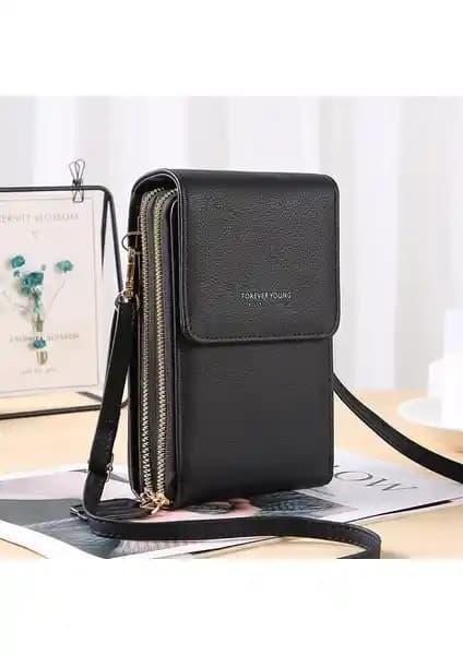 Liveasy 6.5 İnç Pu Deri Telefon Crossbody Çanta Günlük Şıklık ve Pratiklik Sunar