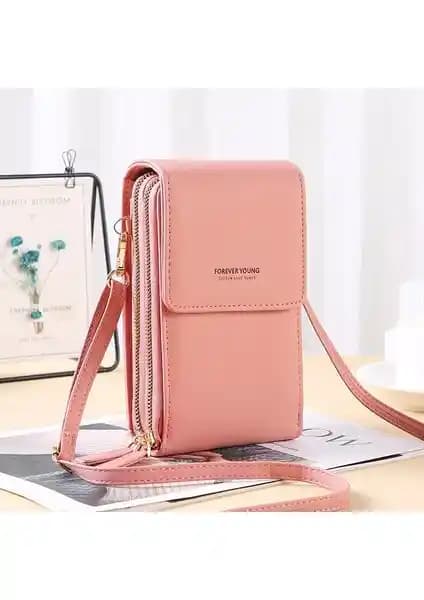 Liveasy 6.5 İnç Pu Deri Telefon Crossbody Çanta Kadınlar İçin Şık ve Kullanışlı Günlük Aksesuar