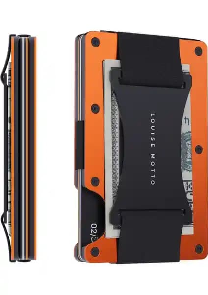 Louise Motto Cardx Burano Strap: Modern Minimalist RFID Korumalı Cüzdan ve Kartlık