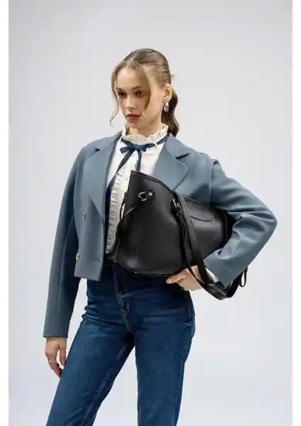 Lucky Bees Desenli Kadın Tote Çantası Günlük Şıklık ve Fonksiyonellik Sunar