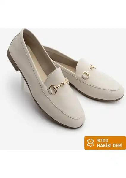 Marjin Hakiki Deri Zincirli Loafer: Günlük ve Klasik Şıklık Sunan Rahat Ayakkabı