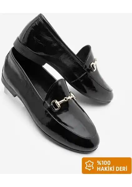 Marjin Kadın Deri Zincirli Loafer Günlük Şık ve Rahat Ayakkabı Seçenekleri