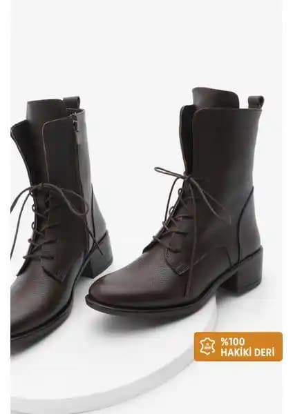 Marjin Kadın Hakiki Deri Postal Bot: Şıklık ve Konfor Sunan Günlük Kullanım Ayakkabısı