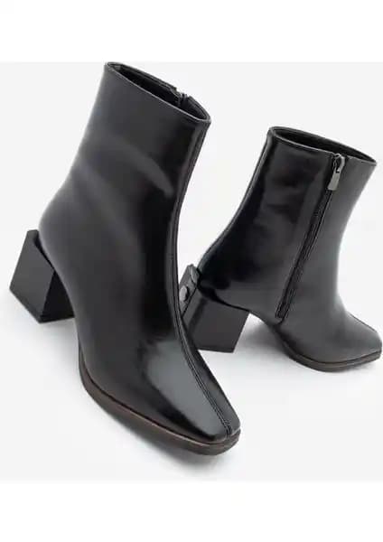 Marjin Noyes Kadın Topuklu Bot: Şık ve Konforlu Günlük Kullanım İçin Tasarlandı