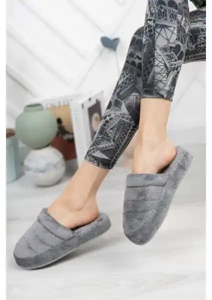 ModaFrato Smt-03 Kapalı Kadın Ev Terliği Şık ve Sıcak Kış İçin Tasarlanmış Konforlu Model