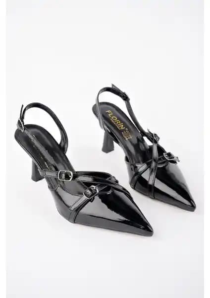 Muggo Michelle Garantili Rugan Topuklu Ayakkabı Şık ve Konforlu Tasarım