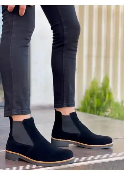 Muggo Muleka Garantili Ortopedik Unisex Chelsea Bot Şıklık ve Konfor Bir Arada