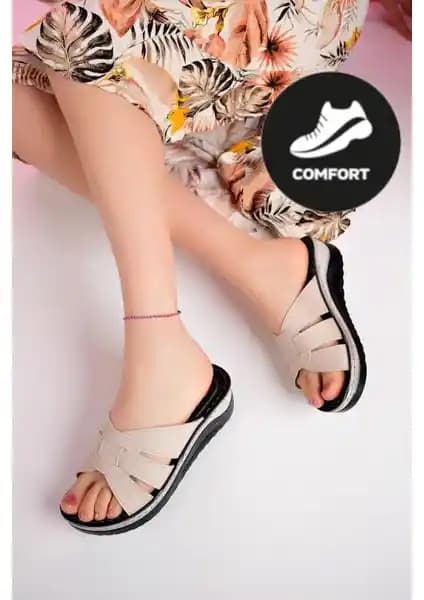 Muggo Rahatlık Kadın Günlük Ortopedik Terlik: Konfor ve Şıklığın Buluşması