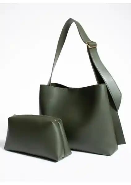 Nbi Bags Kadın Yavrulu Yumuşak Deri El ve Omuz Çanta Günlük Kullanım İçin Uygun