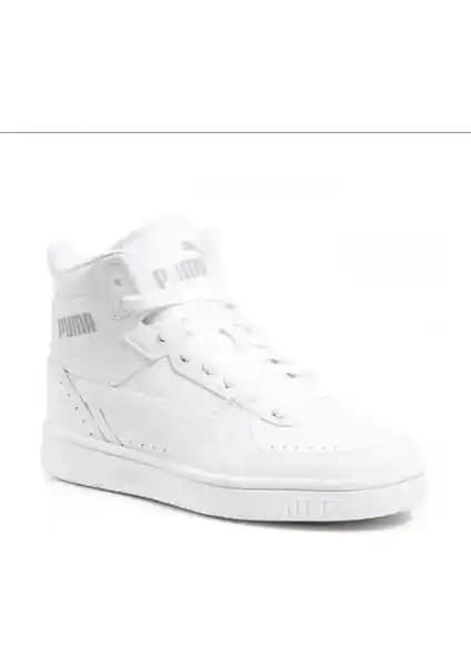 Puma 374687 07 Rebound Joy JR Beyaz Kadın Spor Ayakkabısı Günlük ve Spor Kullanımı İçin Uygun