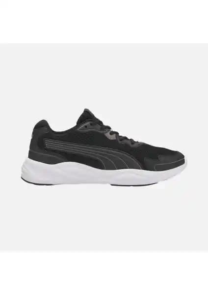 Puma 90S Runner Nu Wave 373017 01 Siyah-Gri-Beyaz Erkek ve Kadın Günlük Spor Ayakkabısı