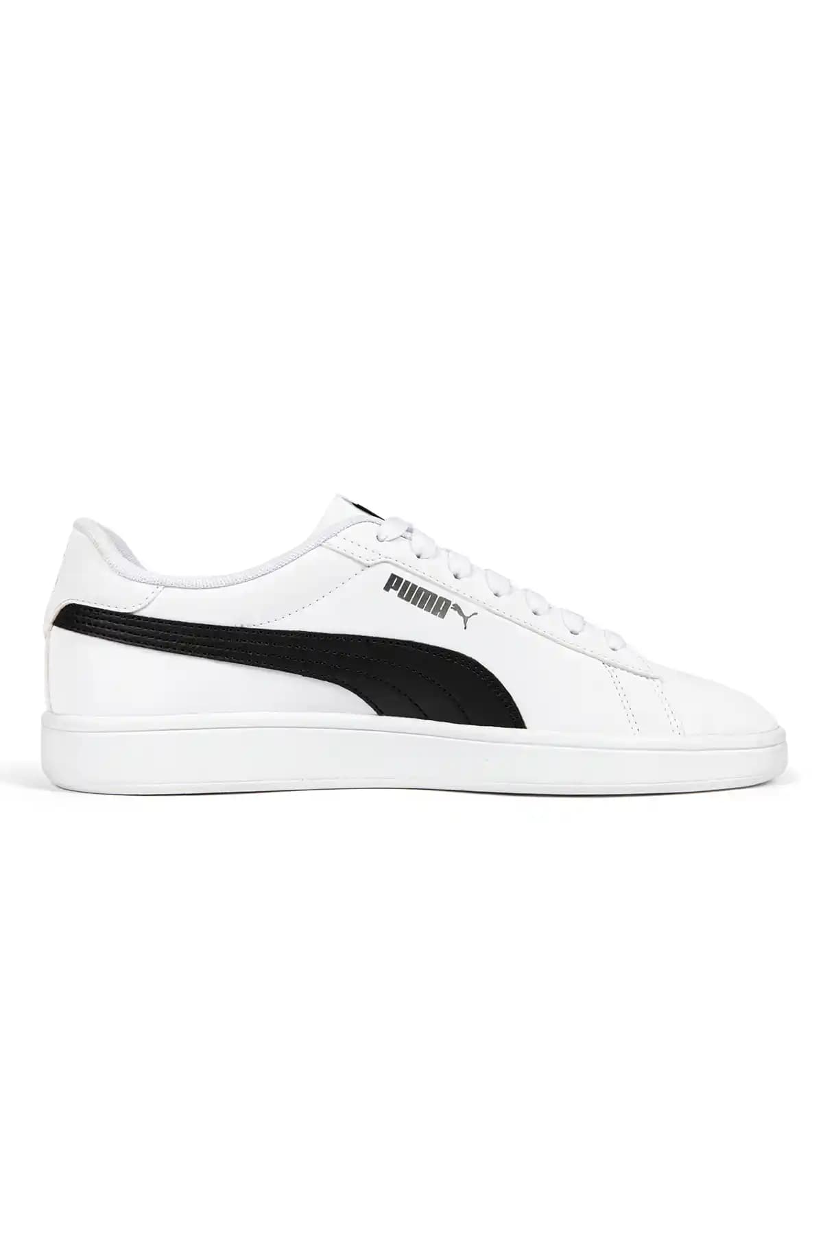 Puma Smash 3.0 Buck Unisex Beyaz Sneaker Günlük Şıklık ve Konfor Sunan Modern Tasarım