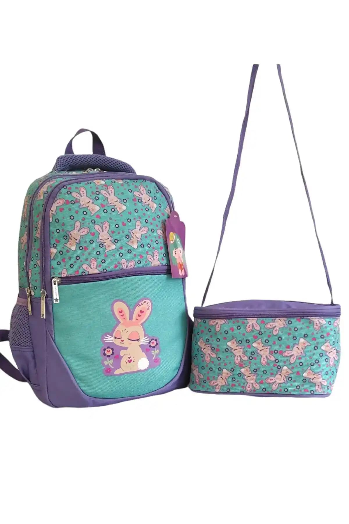 Relaxion Çocuk Sırt Çantası ve Beslenme Çantası Seti, Dayanıklı ve Renkli Tasarım, Kullanışlılık