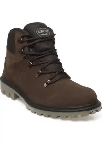 Scooter M7101CKO Erkek Su Geçirmez Deri Koyukahve Botları Günlük ve Kış Kullanımı İçin