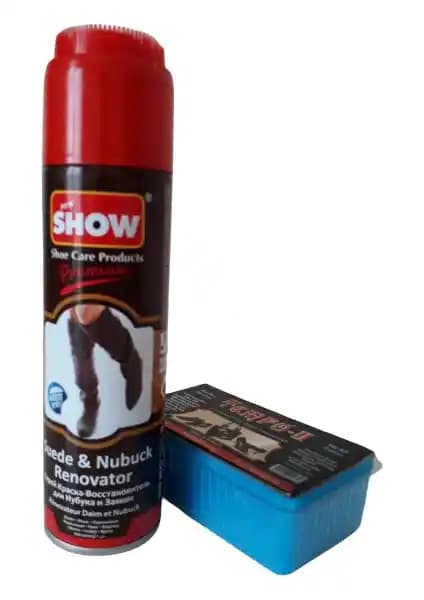 Show Süet Nubuk Sprey 250 ml Kahverengi ve Koruyucu Temizleme Ürünü