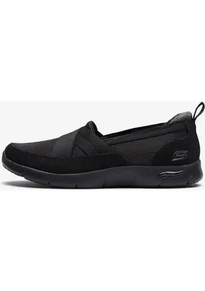 Skechers ARCH FİT REFİNE Kadın Siyah Günlük Spor Ayakkabı Konfor ve Şıklık Bir Arada