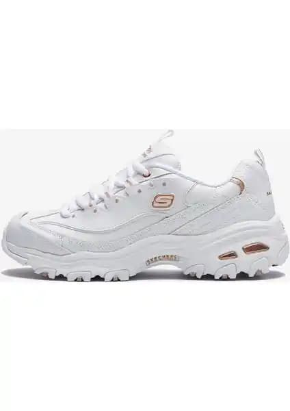 Skechers D'LITES Fresh Start Kadın Beyaz Sneakers Şıklık ve Konfor Sunan Günlük Ayakkabı