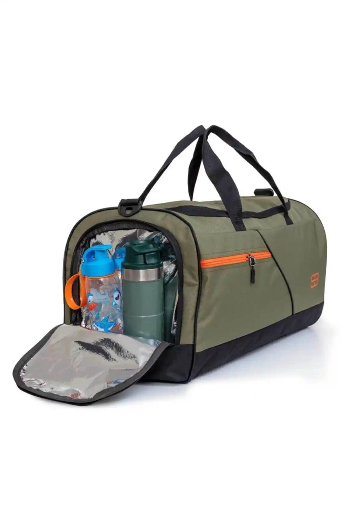 Solo Bag Haki Renk Büyük Boy Unisex Spor ve Seyahat Çantası 54 Litre Hacimle Kullanım Kolaylığı