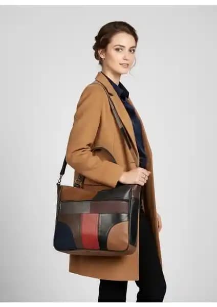 Stevis Leathra Hakiki Deri Çanta Günlük Kullanım İçin Dayanıklı ve Şık Tasarım