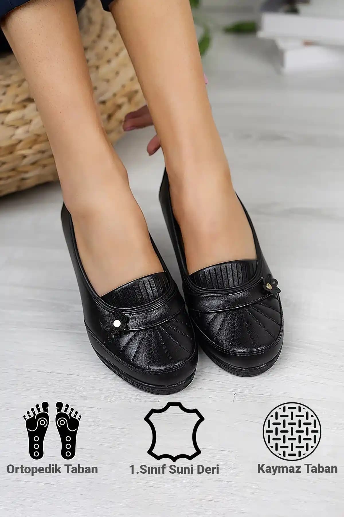 StWenn Tam Ortopedik Babet Ayakkabı Günlük Şıklık ve Konfor Sunan Sağlıklı Tasarım