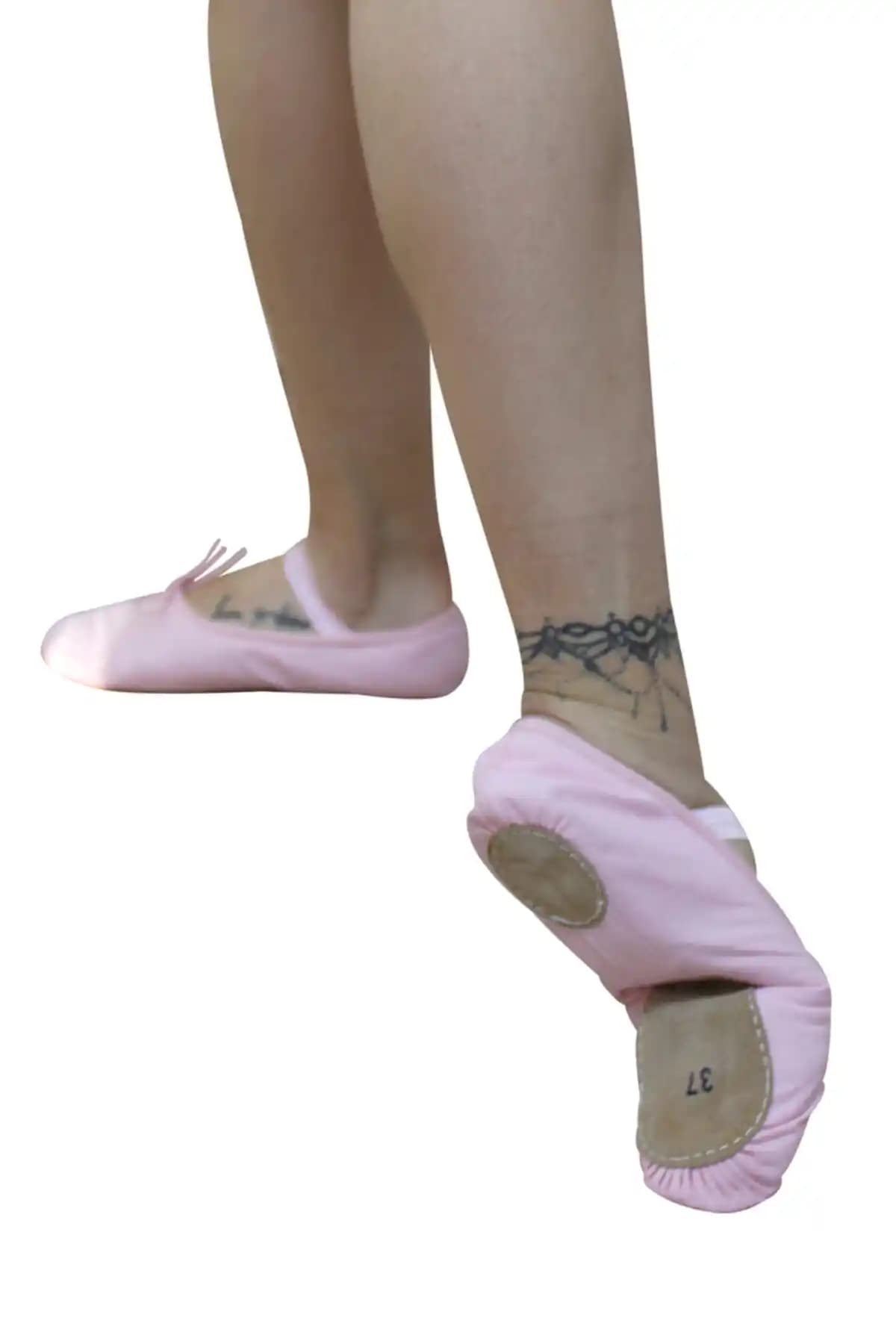 TUGİS SANAT Pembe Bez Bale Patiği: Şık ve Konforlu Günlük Kullanım İçin Tasarlandı